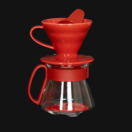 Hario V60 Color Coffee Dripper And Pot