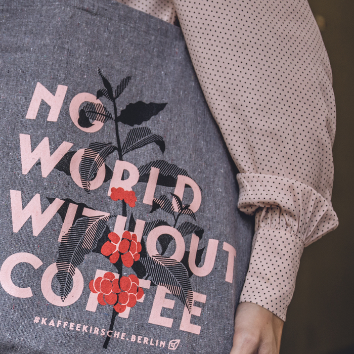 Tasche "No World Without Coffee" - Kaffeekirsche Roastery