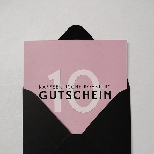 Gutschein Karte – vor Ort im Laden einlösbar - Kaffeekirsche Roastery