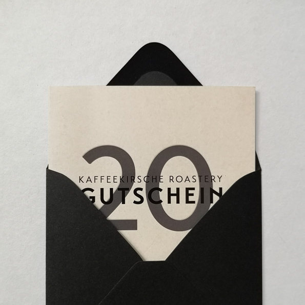 Gutschein Karte – vor Ort im Laden einlösbar - Kaffeekirsche Roastery