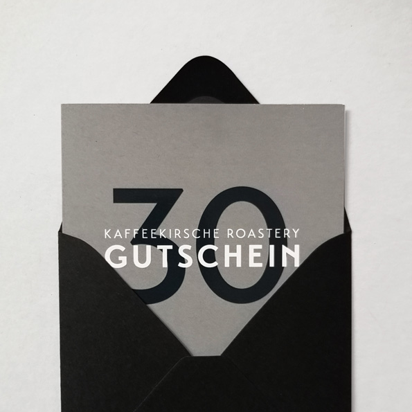 Gutschein Karte – vor Ort im Laden einlösbar - Kaffeekirsche Roastery